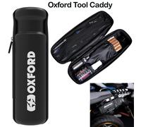 Oxford Tool Caddy Motorcycle Tool Storage Holder fits Bottle Stash Carrier, Black