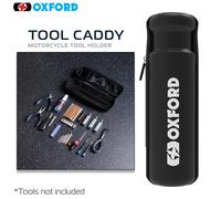 Oxford Tool Caddy Motorcycle Tool Storage Holder fits Bottle Stash Carrier, Black
