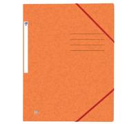 Oxford Top Fil+ 400116263 Elasticated Folder A4 Pack of 10 Orange