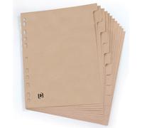 Oxford 100% Recycled Card 12-Part Dividers, 1 Set