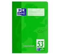 Oxford Touch 400115095 Vocabulary Book A5 Line Style 53 with 2 Columns 32 Sheets 90 g/m² Optic Paper Stapled Green Pack of 10