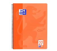 Oxford Touch A4 Notepad Ruled with Double Margin 80 Sheets Coral