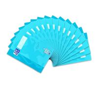 Oxford Touch Exercise Book DIN A4 Squared 16 Sheets, Light Blue, Pack of 15