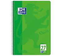 Oxford Touch Notepad A4 Lined with Double Margin 80 Sheets Green