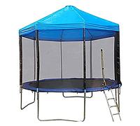Oxford Trampoline Canopy - Frameless Sun Shade Cover, Rainproof Tent, Blue, 12FT/3.66M