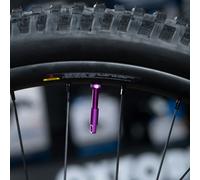 Oxford Tubeless Alloy Valve 48mm or 60mm Various Colours PAIR of Valves - Gun Metals - 60mm