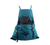Oxford Unisex Washable Apron with Large for Yard Harvesting Fruit Vegetable Picking - Flexible Cloth Pockets Device Carrier Machine Gardening (Blue/Red/Green/Gray)(Green)