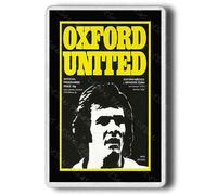 Oxford United vs. Swindon Town Football Programme Vintage Large Size Fridge Magnet