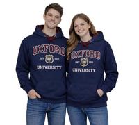 Oxford University OU129 Licensed Unisex Hooded Sweatshirt Navy (2XL)