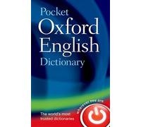 Oxford University Pr - Pocket Oxford English Dictionary - Hardback - G245z