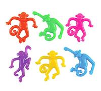 Oxford University Press 12/24/36/48 Kid's Colour Jelly Toys Stretchy Rubber Monkeys (48)