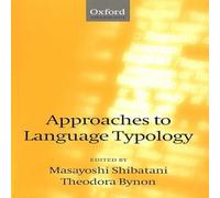 Oxford University Press Approaches to Language Typology Paperback Book Oxford University Press Multicolor