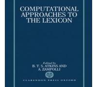 Oxford University Press Computational Approaches to the Lexicon Book - Hardcover Oxford University Press Multicolor