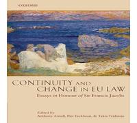 Oxford University Press Continuity & Change in EU Law: Essays in Honour of Sir Francis Oxford University Press Multicolor