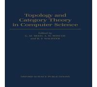 Oxford University Press Topology & Category Theory in Computer Science Book - Hardcover Oxford University Press Multicolor
