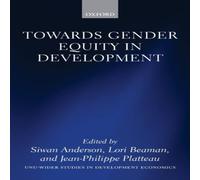 Oxford University Press Towards Gender Equity in Development Hardcover Book Oxford University Press Multicolor