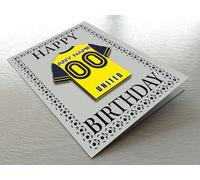 OXFORD UTD FOOTBALL BIRTHDAY CARD - PERSONALISED FOOTBALL SHIRT FRIDGE MAGNET - THE BEST A FAN CAN GET!