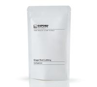 Oxford Vitality Ginger Root 3200mg Tablets | High Strength Ginger Supplement for Digestive Health and General Wellbeing | Easy to Take Daily Tablets | Pack of 1000