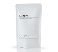 Oxford Vitality Turmeric 2500mg Tablets | 95% Curcumin High Strength Turmeric Herbal Supplement for Joint Support Digestive Health Antioxidant and General Wellbeing | UK Made | 500 Tablets