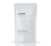 Oxford Vitality Vitamin D3 2000IU & K2 MK7 Tablets | Immune System and Bone Support Supplement | Vegetarian Easy to Take Tablets | Pack of 120