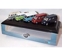 oxford volkswagen camper T1 T2 T3 T4 T5 5 piece set 1:76 scale diecast model