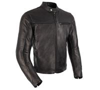 Oxford Walton 2.0 Leather Motorbike Motorcycle Jacket - Black