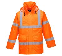 Portwest Hi-Vis Lite Traffic Jacket, Size: XXL, Colour: Orange, S160ORRXXL