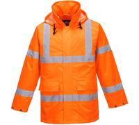 Oxford Weave 150D Class 3 Lite Hi Vis Traffiic Jacket Orange 3XL