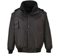 Portwest Bomber Jacket 3-in-1 F465 - Black - Size S