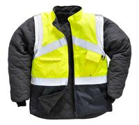 Portwest Hi-Vis 2-Tone Jacket - Reversible, Size: XXXL, Colour: Yellow/Navy, S769YNRXXXL
