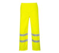 Oxford Weave 300D Class 1 Breathable Hi Vis Breathable Trousers Yellow M