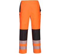 PW3 Women's Hi Vis waterproof Rain Over Trouser Pants RIS 3279 Portwest PW386