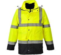 Portwest Hi-Vis 4-In-1 Contrast Traffic Jacket