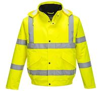 Portwest Hi Visibility Bomber Jacket Yellow Size: 2XS Colour: Yellow, 2XS