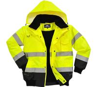 Portwest C465 Hi-Vis 3-in-1 Contrast Bomber Jacket Long Sleeve Waterproof