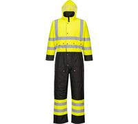 Oxford Weave 300D Class 3 Hi Vis Contrast Overall Yellow / Black XL