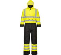 Oxford Weave 300D Class 3 Hi Vis Contrast Overall Yellow / Black 6XL