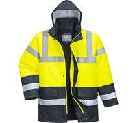 Oxford Weave 300D Class 3 Hi Vis Contrast Traffic Jacket