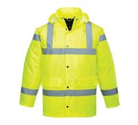 Oxford Weave 300D Class 3 Hi Vis Traffic Jacket Yellow 3XL