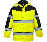 Oxford Weave 300D Class 3 Two Tone Hi Vis Jacket Yellow S