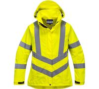 Oxford Weave 300D Ladies Class 3 Hi Vis Jacket Yellow S