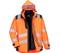 Oxford Weave 300D PW3 3 in 1 Class 3 Hi Vis Jacket