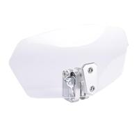 Oxford Windshield Clip-on Motorcycle Wind Deflector, Clear, 260 x 125mm
