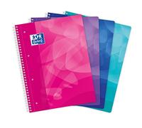 Oxford Wirebound Polypropylene ( A4+ Petits carreaux Assorted )