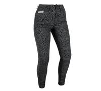 Oxford Women's Motorcycle Jeans Original Approved AA Super Stretch Leopard Long Size 12