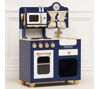 Oxford Wooden Play Kitchen Navy Blue Pretend Play