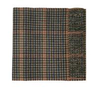 Oxfords Cashmere 100% Lambswool Tartan Plaid Scarf, Beige Plaid