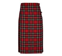 Oxfords Cashmere Ladies Long Kilt in Pure New Wool, Royal Stewart, 10