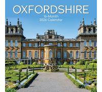Oxfordshire 2026 Square Wall Calendar, 16-Month, Historic Architecture and Scenic British Landscapes