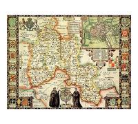Oxfordshire Historical Map 400 Piece Jigsaw Puzzle
